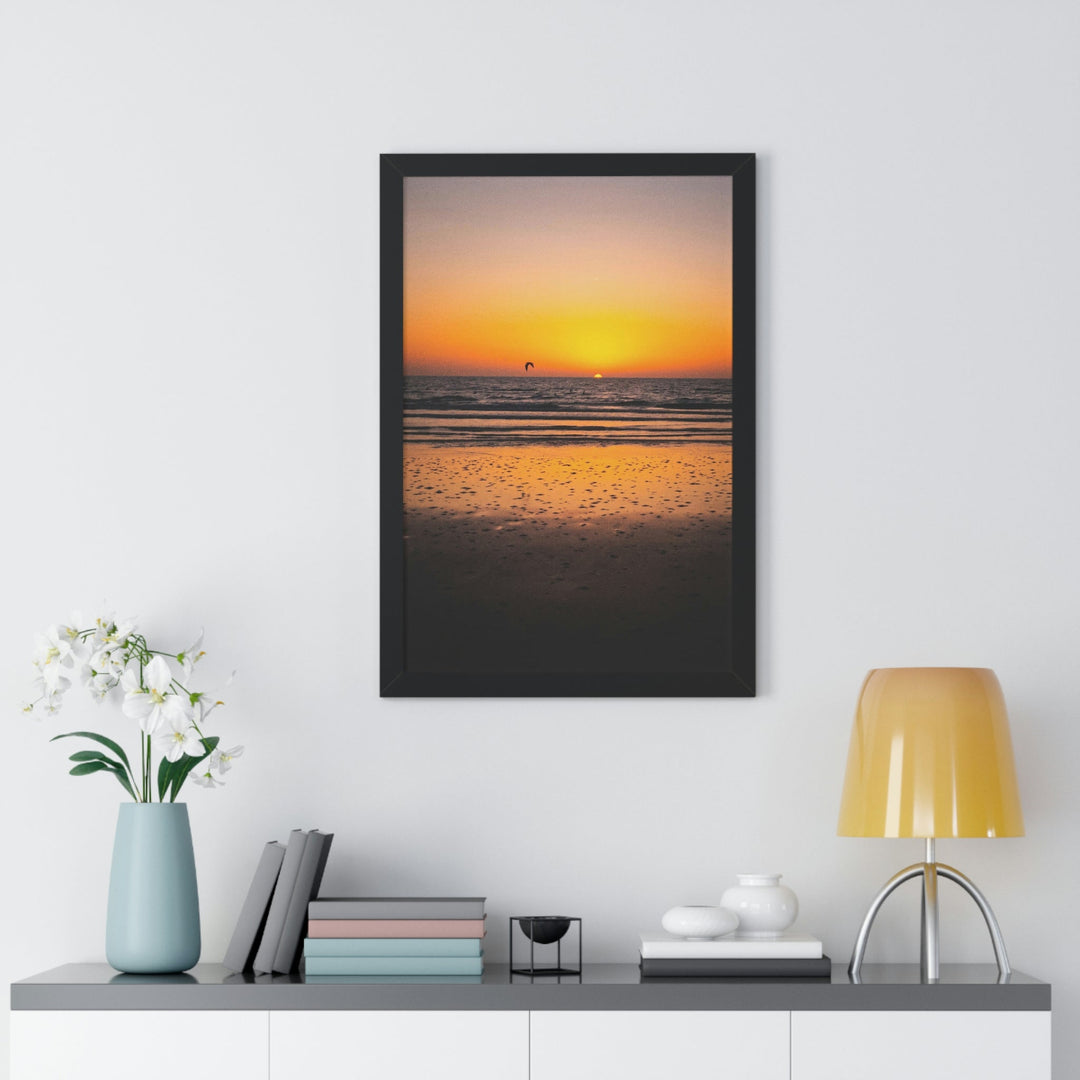 Sunrise on the Sea - Framed Print - Visiting This World