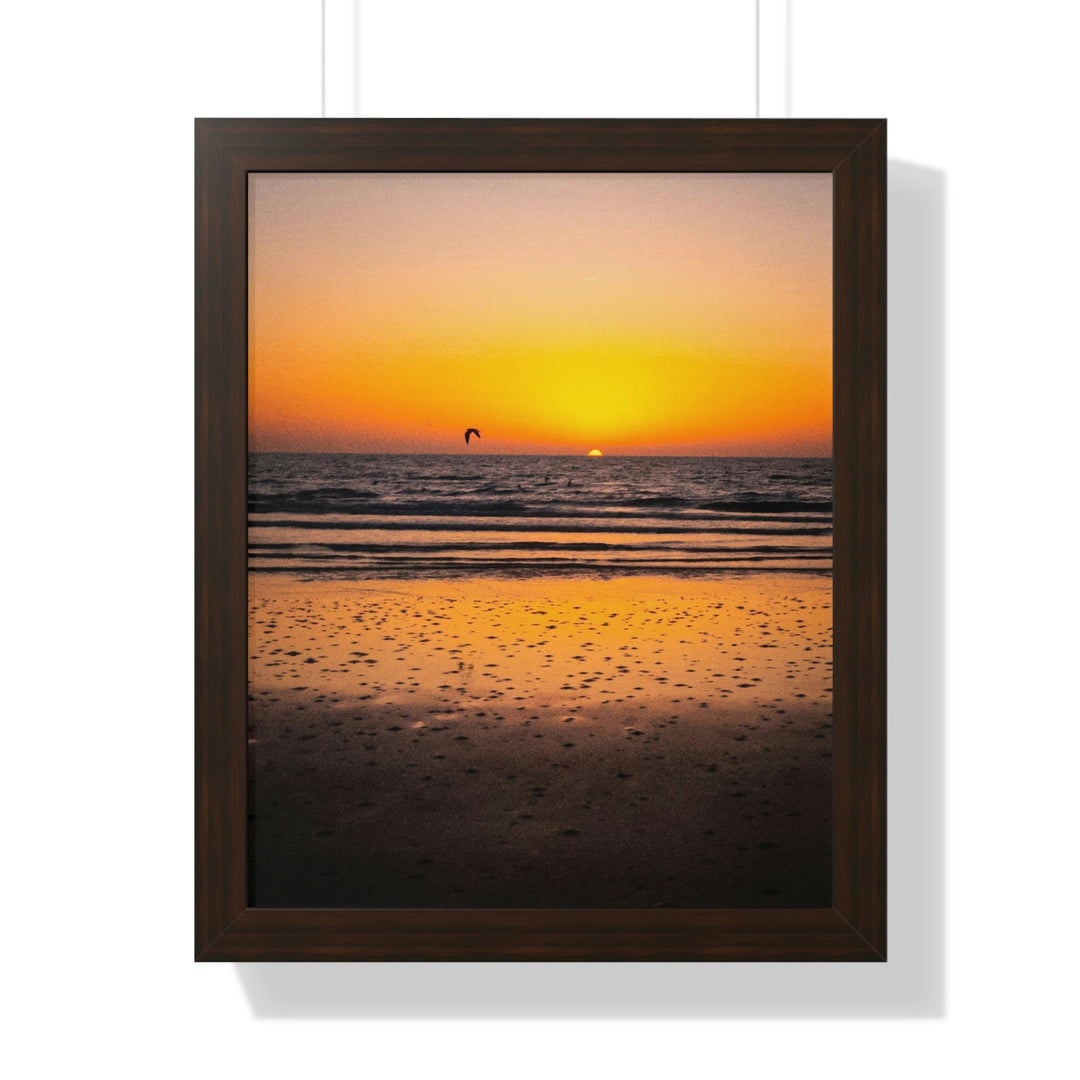 Sunrise on the Sea - Framed Print - Visiting This World