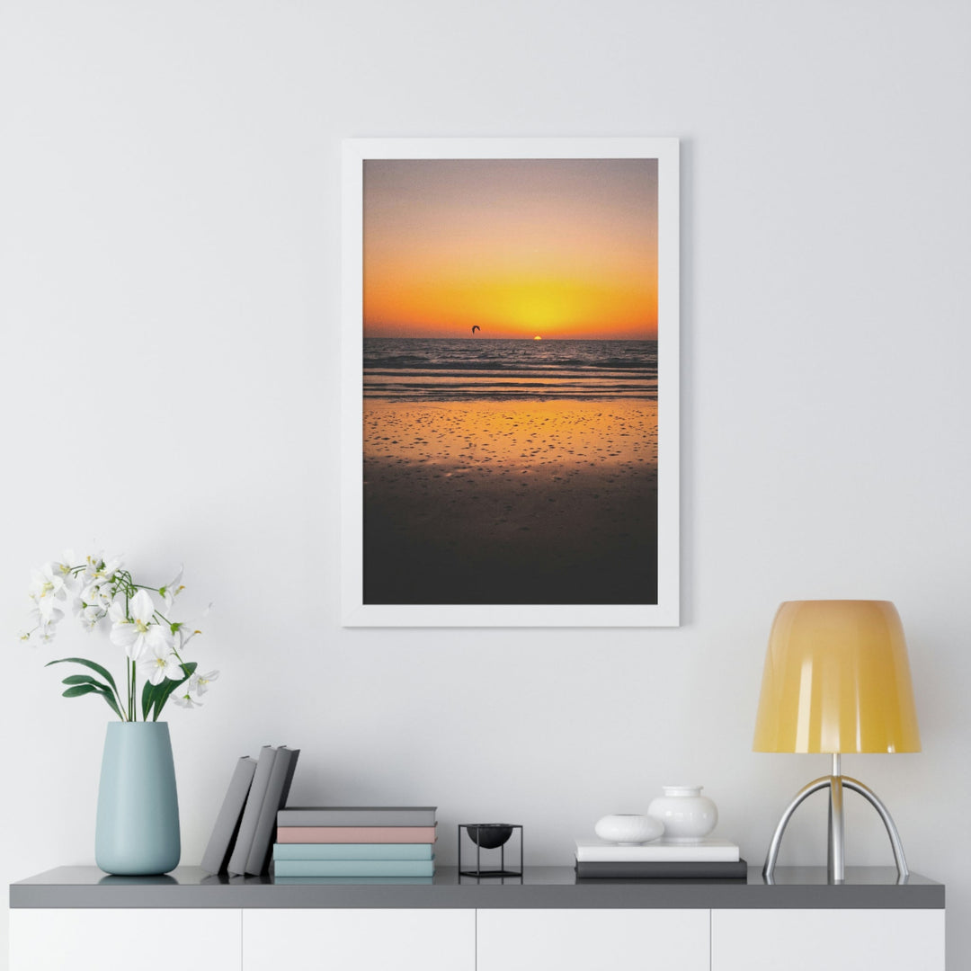 Sunrise on the Sea - Framed Print - Visiting This World