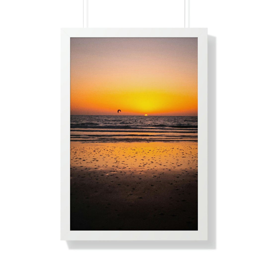 Sunrise on the Sea - Framed Print - Visiting This World