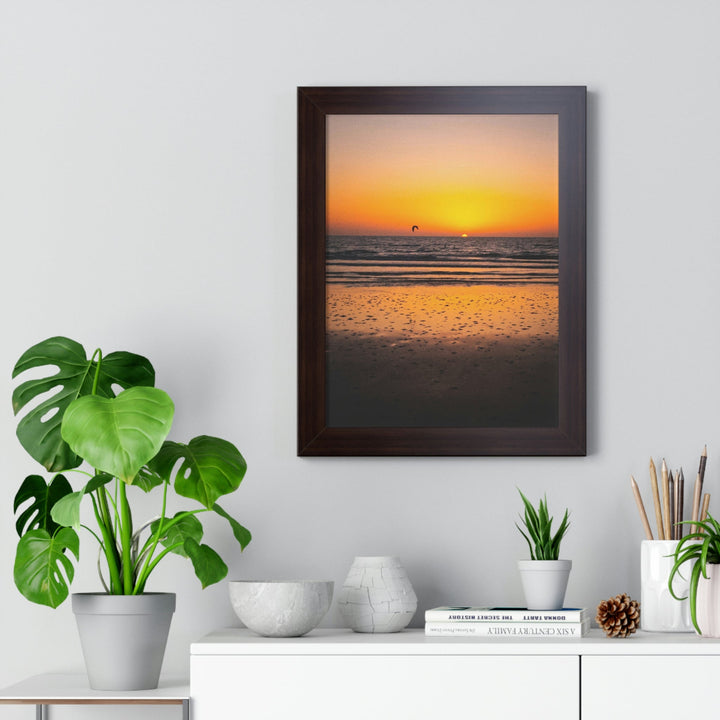 Sunrise on the Sea - Framed Print - Visiting This World