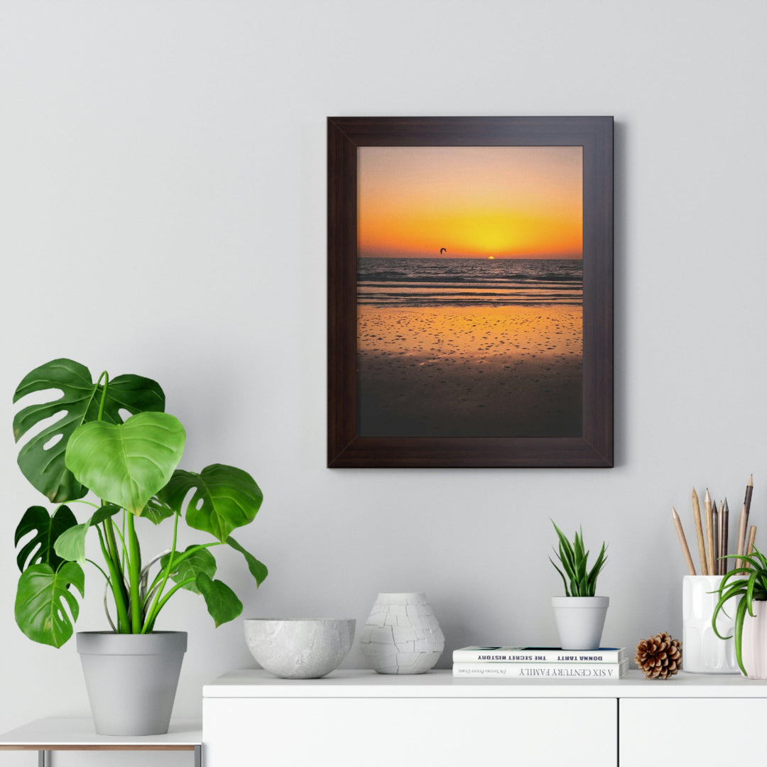 Sunrise on the Sea - Framed Print - Visiting This World