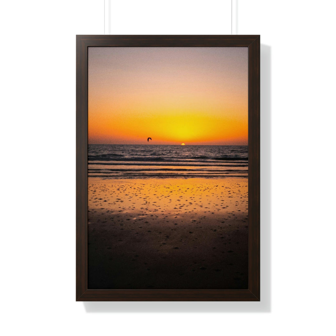 Sunrise on the Sea - Framed Print - Visiting This World