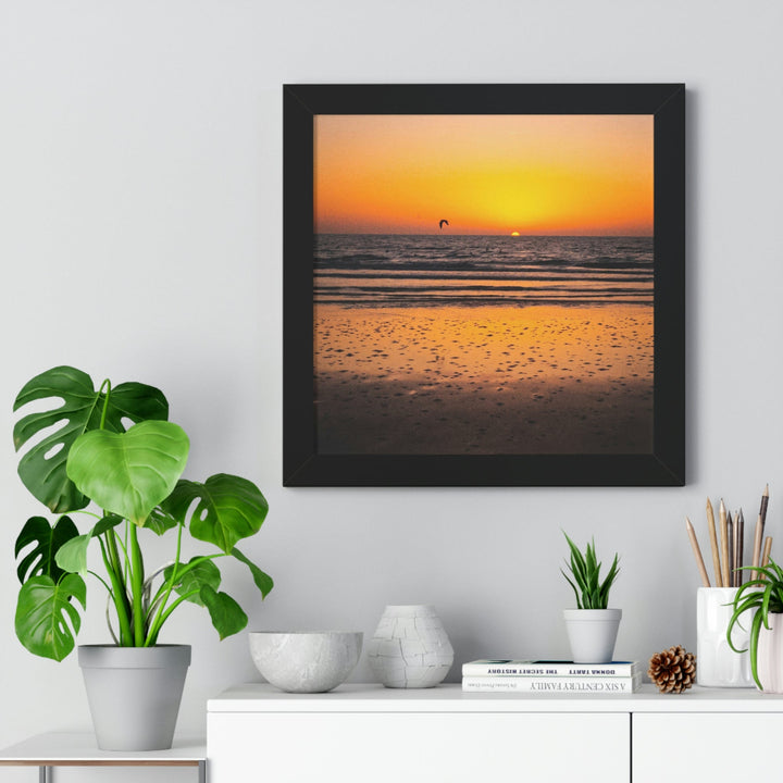 Sunrise on the Sea - Framed Print - Visiting This World