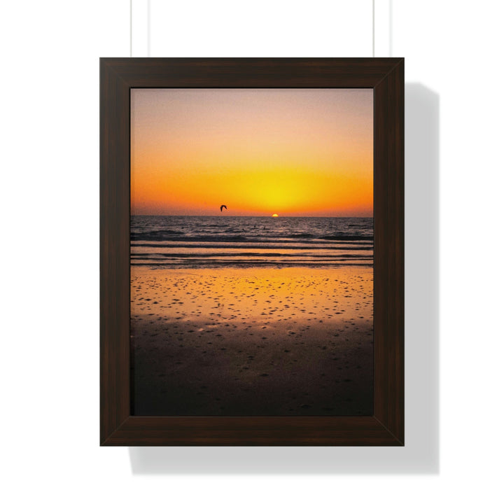 Sunrise on the Sea - Framed Print - Visiting This World