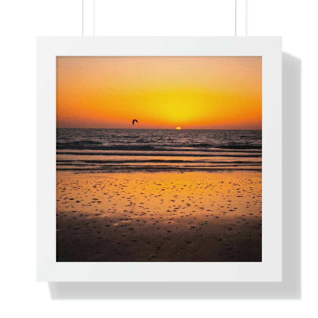 Sunrise on the Sea - Framed Print - Visiting This World