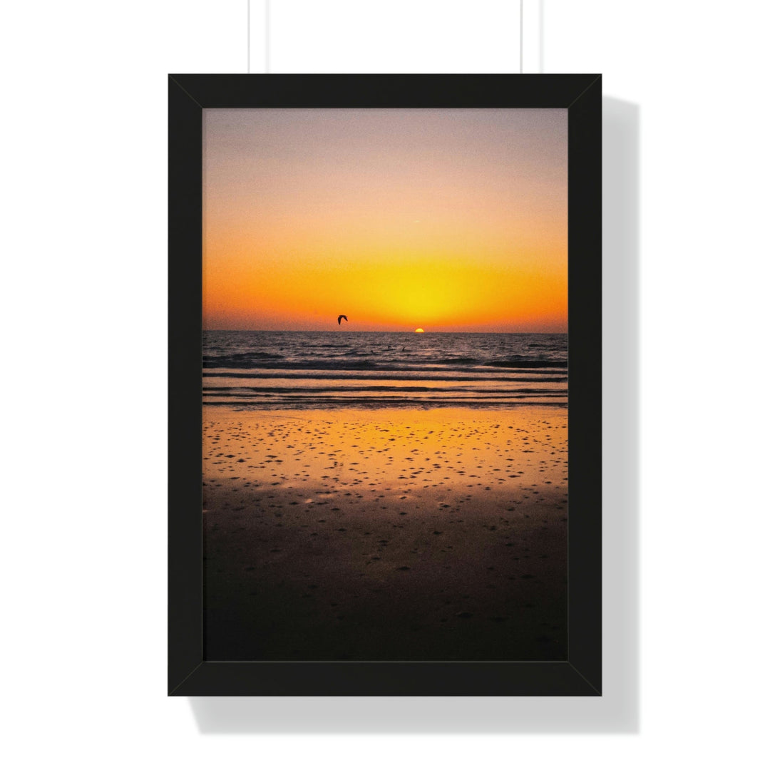 Sunrise on the Sea - Framed Print - Visiting This World