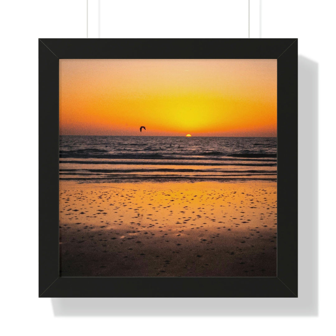 Sunrise on the Sea - Framed Print - Visiting This World