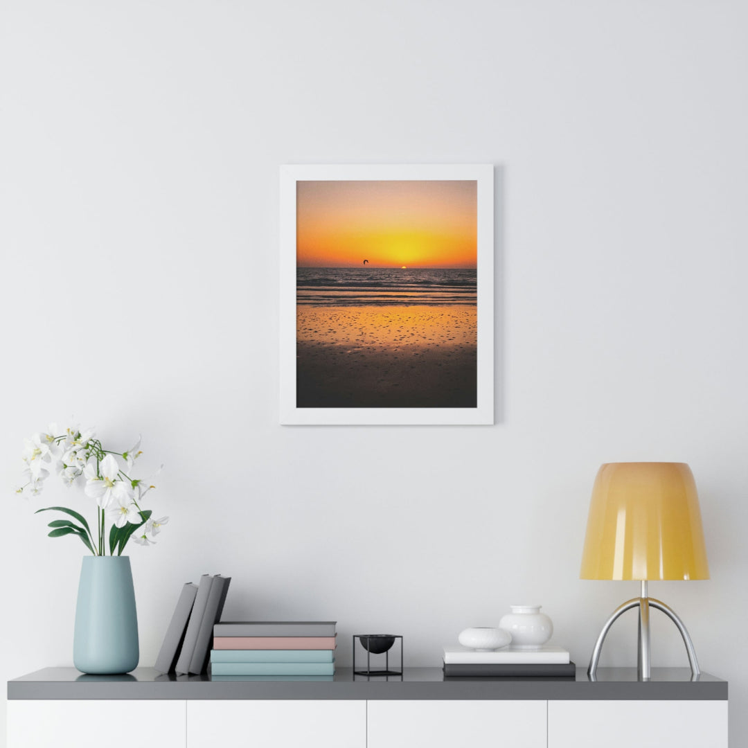 Sunrise on the Sea - Framed Print - Visiting This World