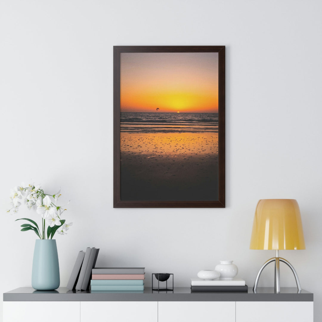 Sunrise on the Sea - Framed Print - Visiting This World