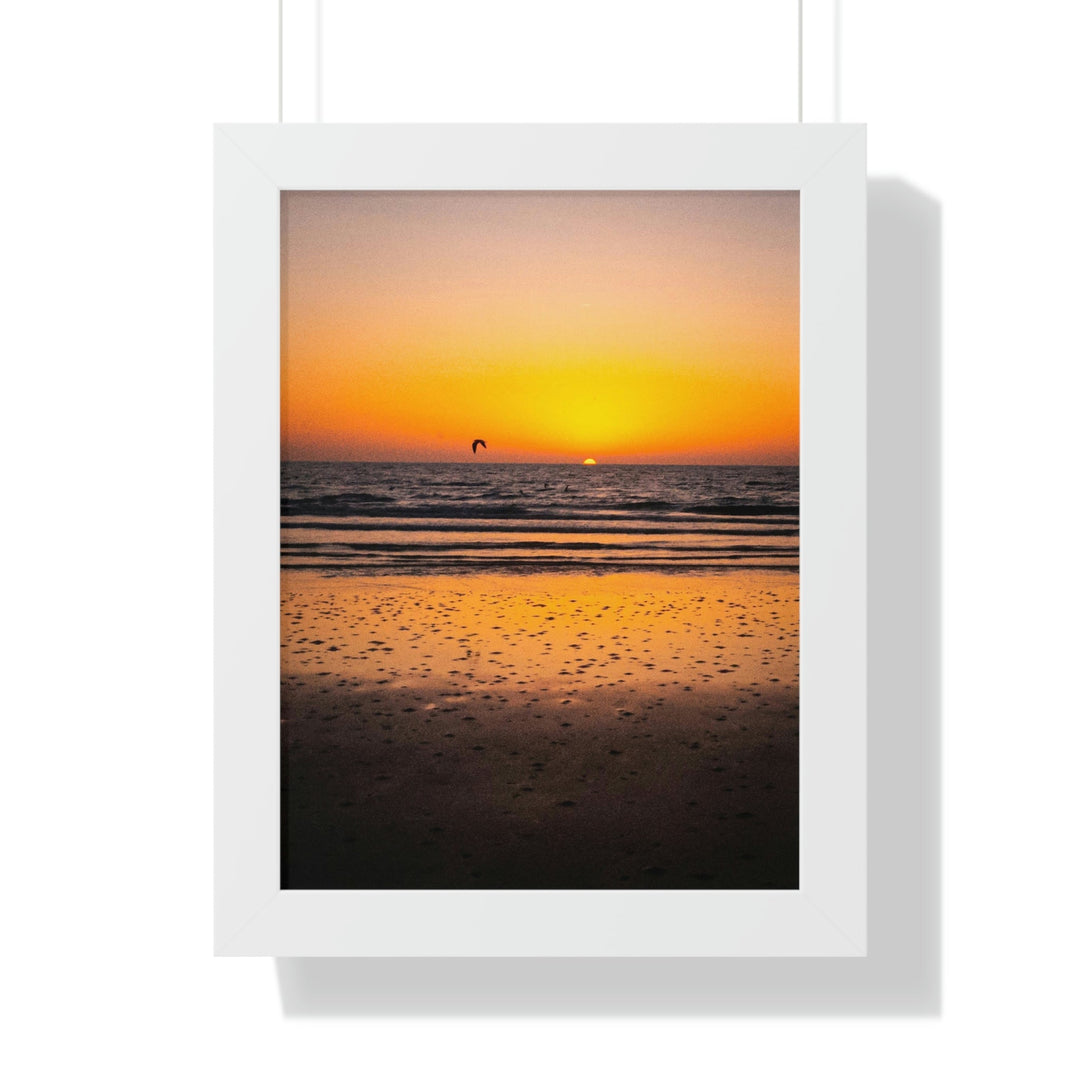 Sunrise on the Sea - Framed Print - Visiting This World