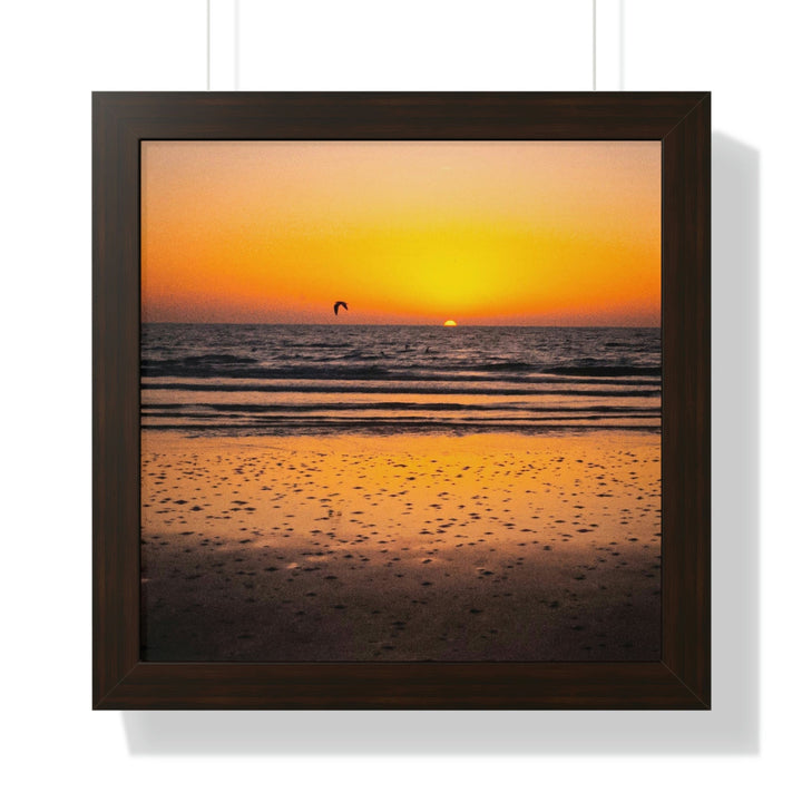 Sunrise on the Sea - Framed Print - Visiting This World