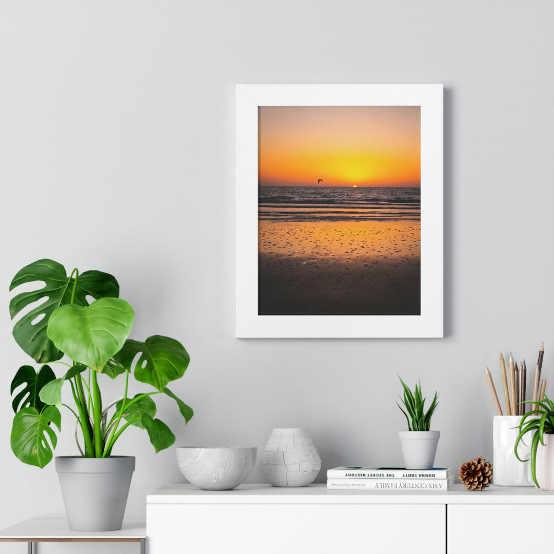 Sunrise on the Sea - Framed Print - Visiting This World