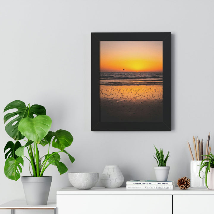 Sunrise on the Sea - Framed Print - Visiting This World