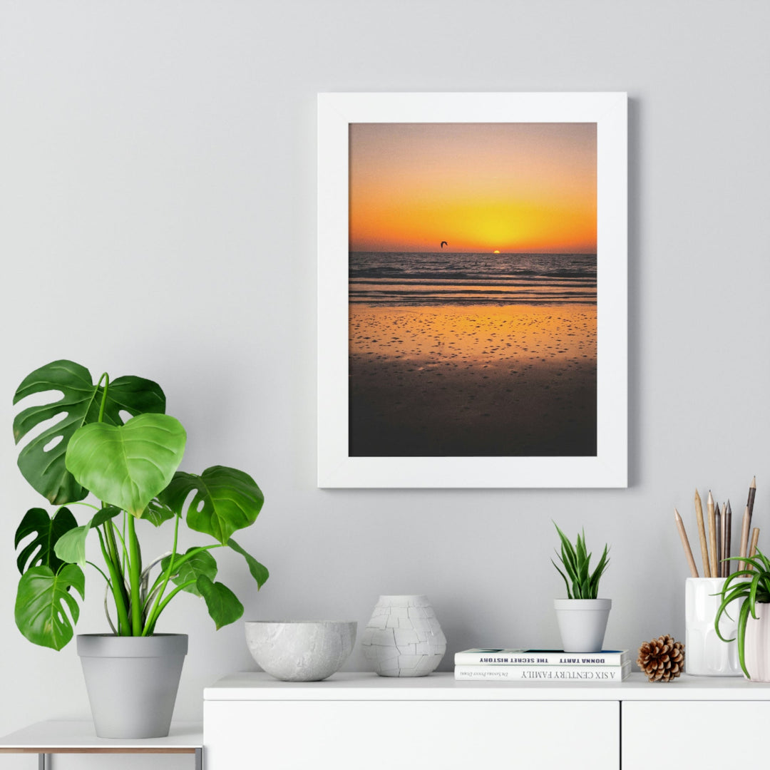 Sunrise on the Sea - Framed Print - Visiting This World