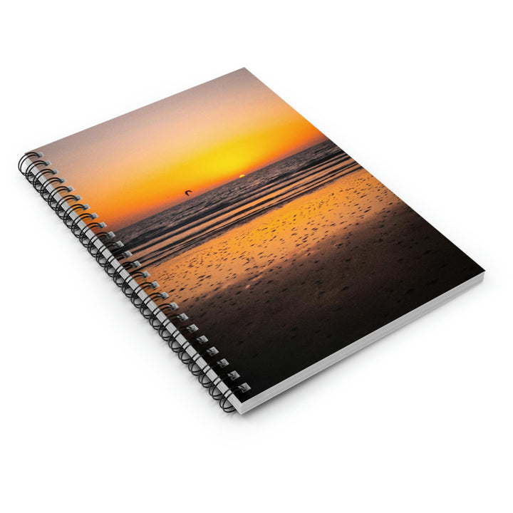 Sunrise on the Sea - Spiral Ruled Line Notebook - Visiting This World