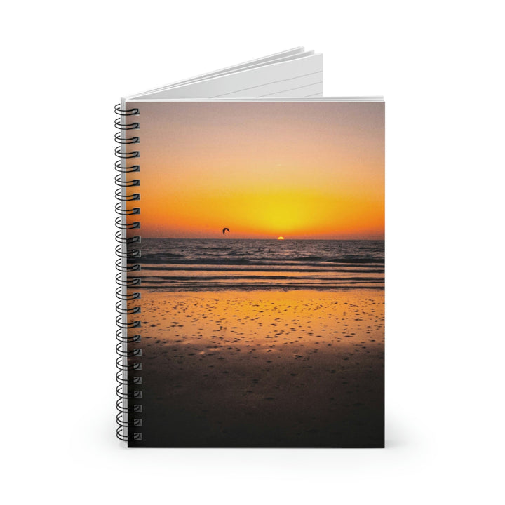 Sunrise on the Sea - Spiral Ruled Line Notebook - Visiting This World