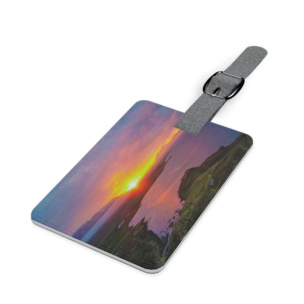 Sunset Over the Fjord Part 1 - Luggage Tag - Visiting This World