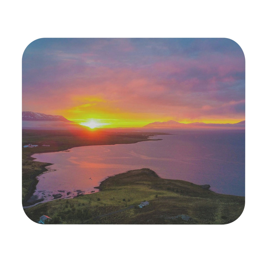 Sunset Over the Fjord Part 1 - Mouse Pad (Rectangle) - Visiting This World