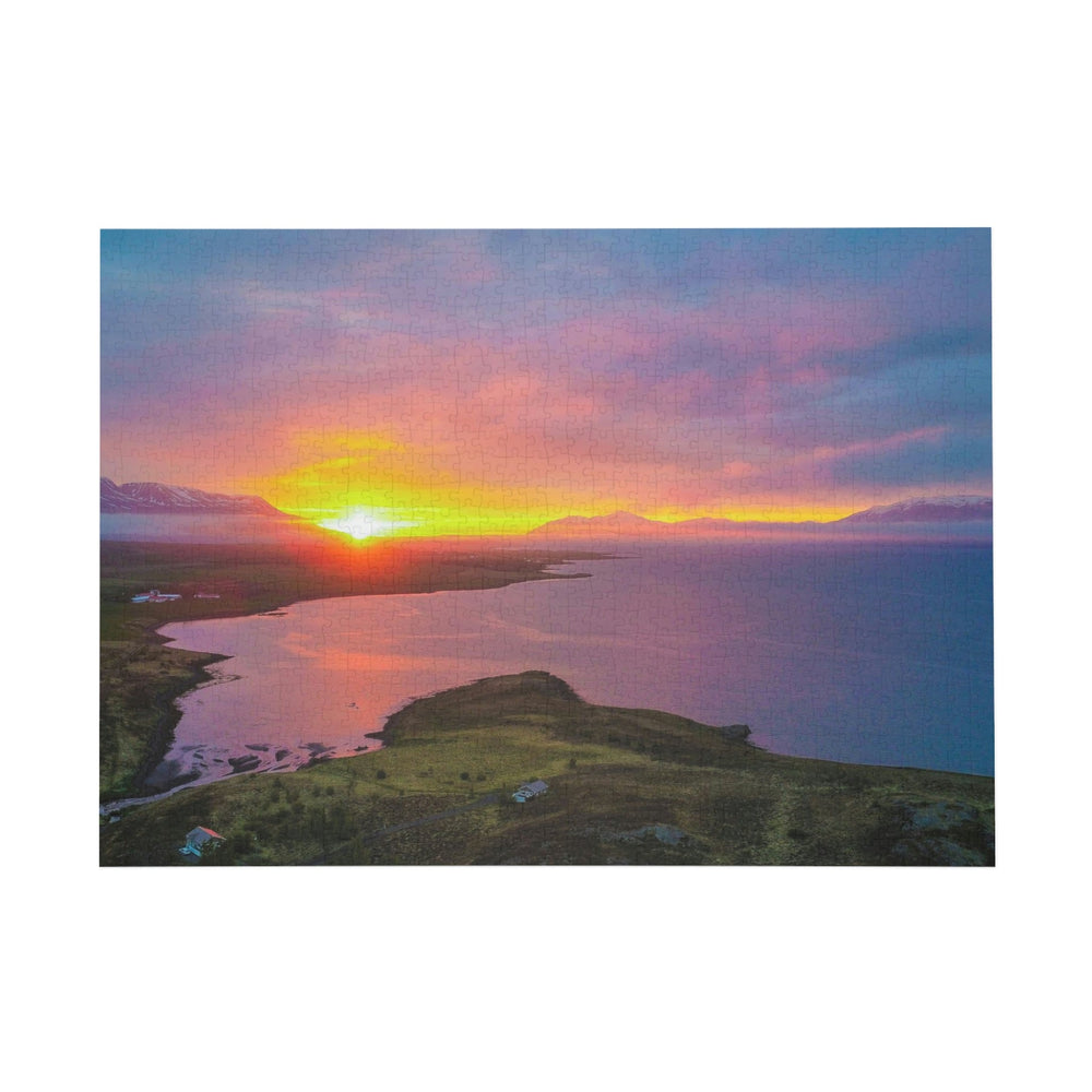 Sunset Over the Fjord Part 1 - Puzzle (96, 252, 500, 1000-Piece) - Visiting This World