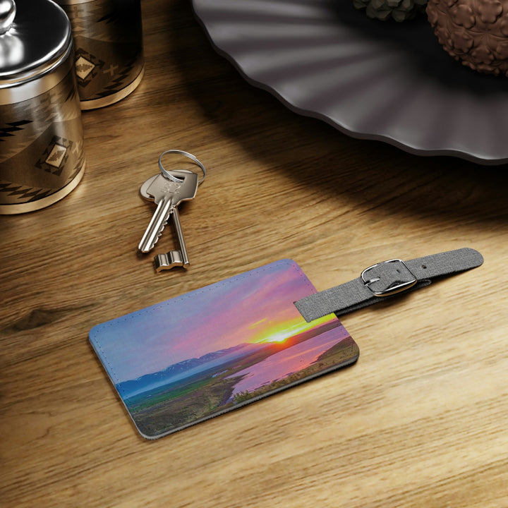 Sunset Over the Fjord Part 2 - Luggage Tag - Visiting This World