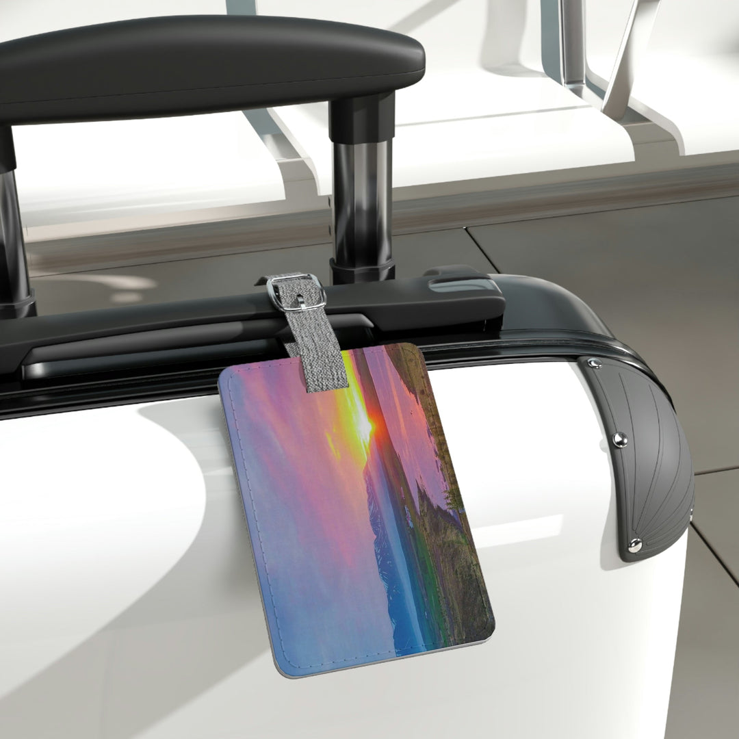 Sunset Over the Fjord Part 2 - Luggage Tag - Visiting This World