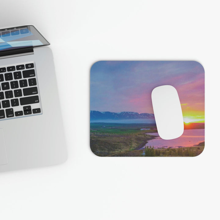 Sunset Over the Fjord Part 2 - Mouse Pad (Rectangle) - Visiting This World