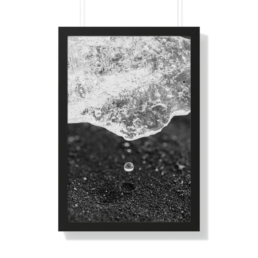 Suspended Droplet - Framed Print - Visiting This World