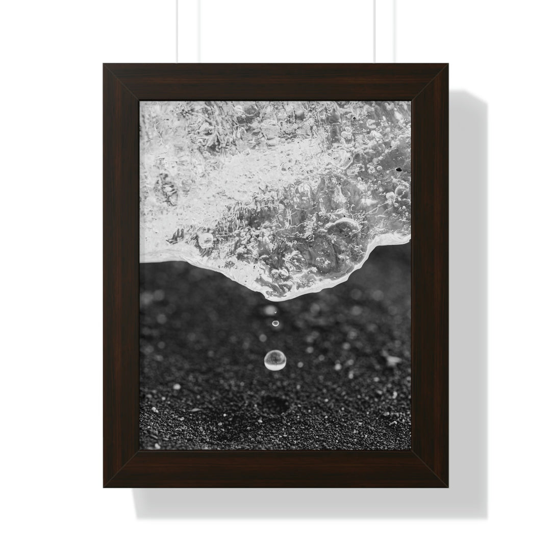 Suspended Droplet - Framed Print - Visiting This World