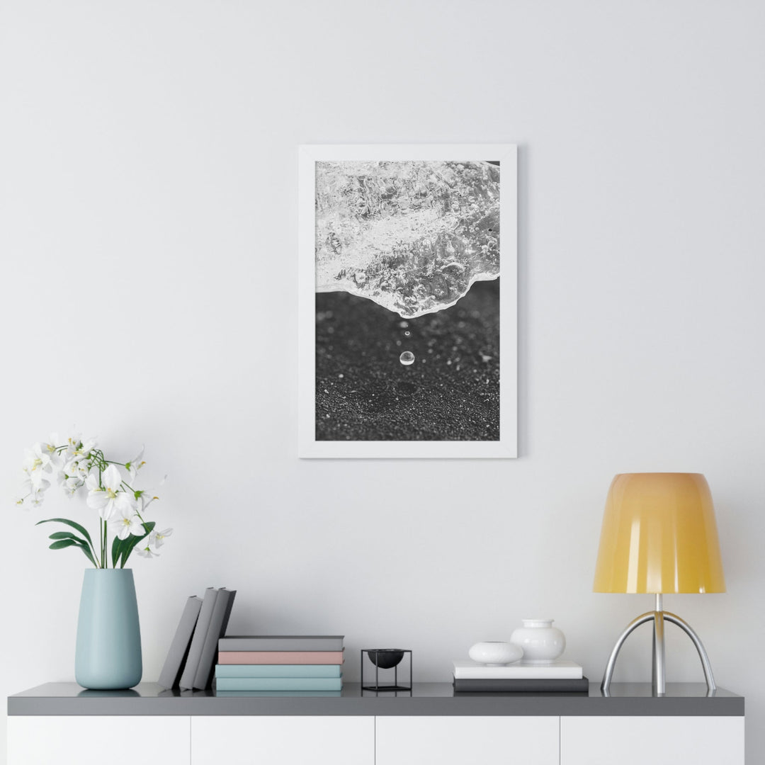 Suspended Droplet - Framed Print - Visiting This World