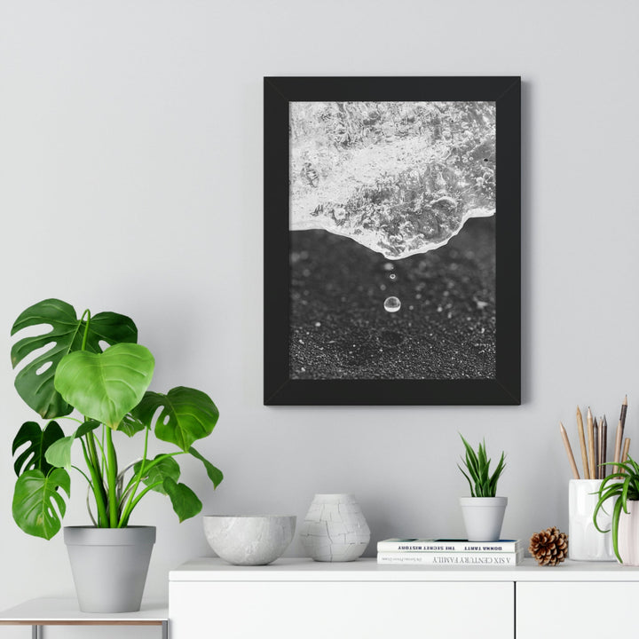 Suspended Droplet - Framed Print - Visiting This World