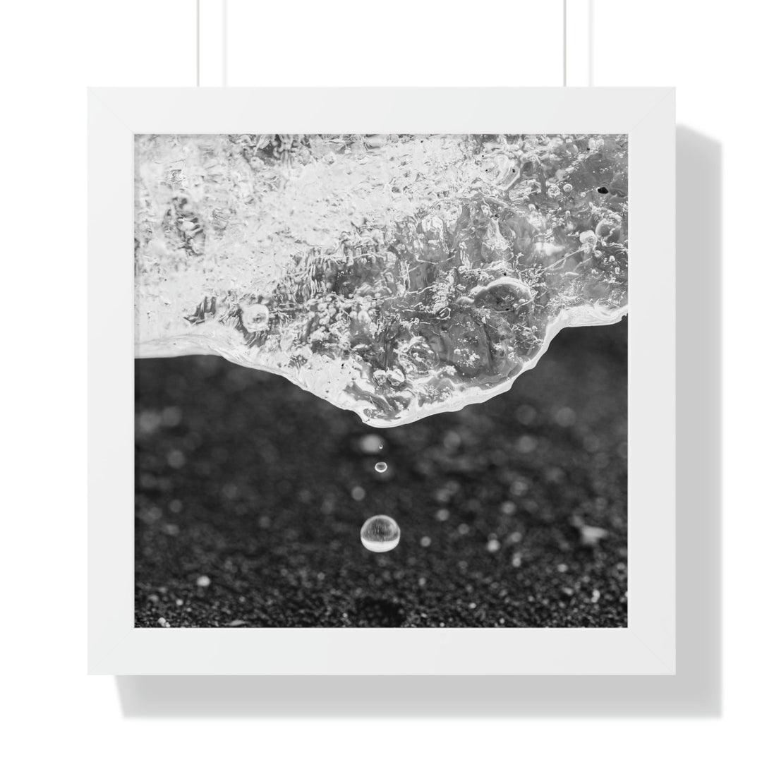 Suspended Droplet - Framed Print - Visiting This World