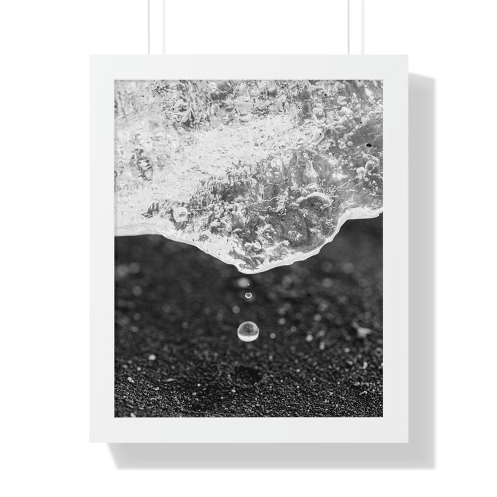 Suspended Droplet - Framed Print - Visiting This World