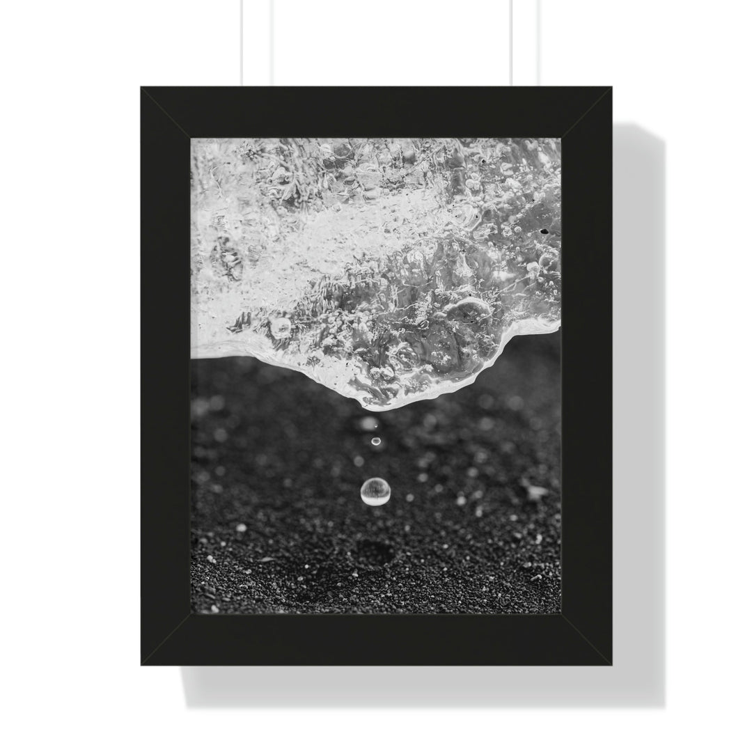 Suspended Droplet - Framed Print - Visiting This World