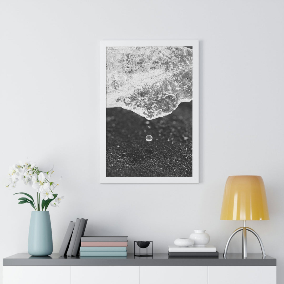 Suspended Droplet - Framed Print - Visiting This World