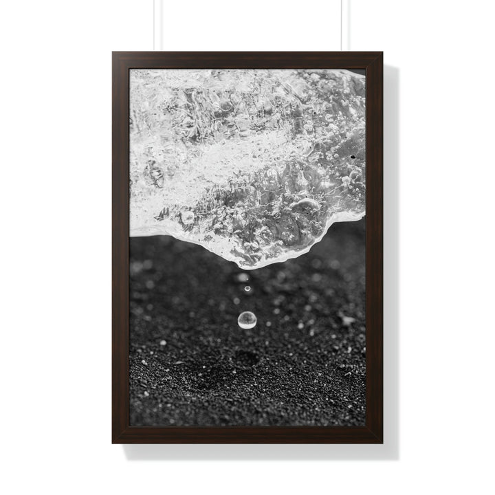 Suspended Droplet - Framed Print - Visiting This World