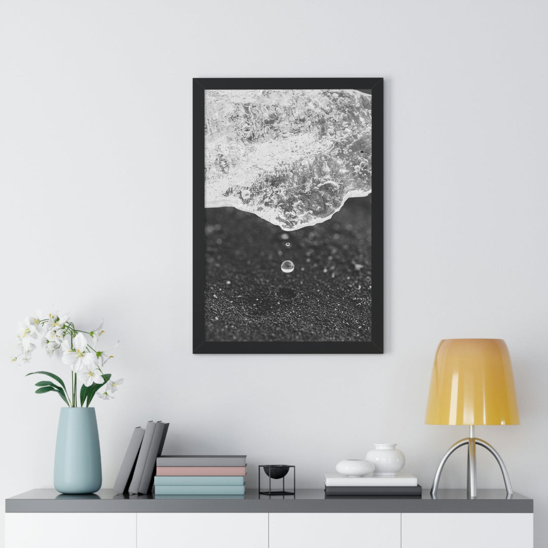 Suspended Droplet - Framed Print - Visiting This World