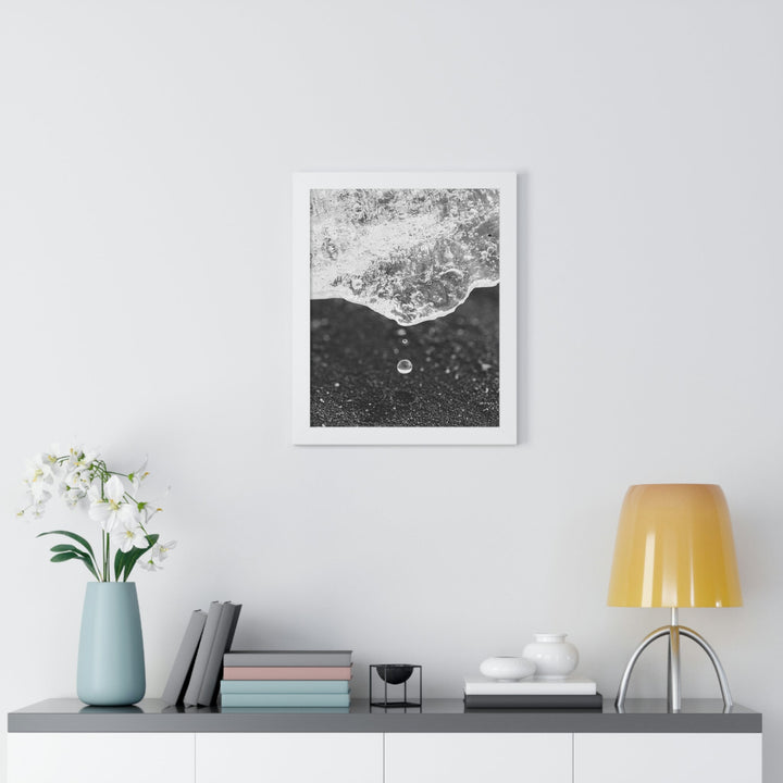 Suspended Droplet - Framed Print - Visiting This World