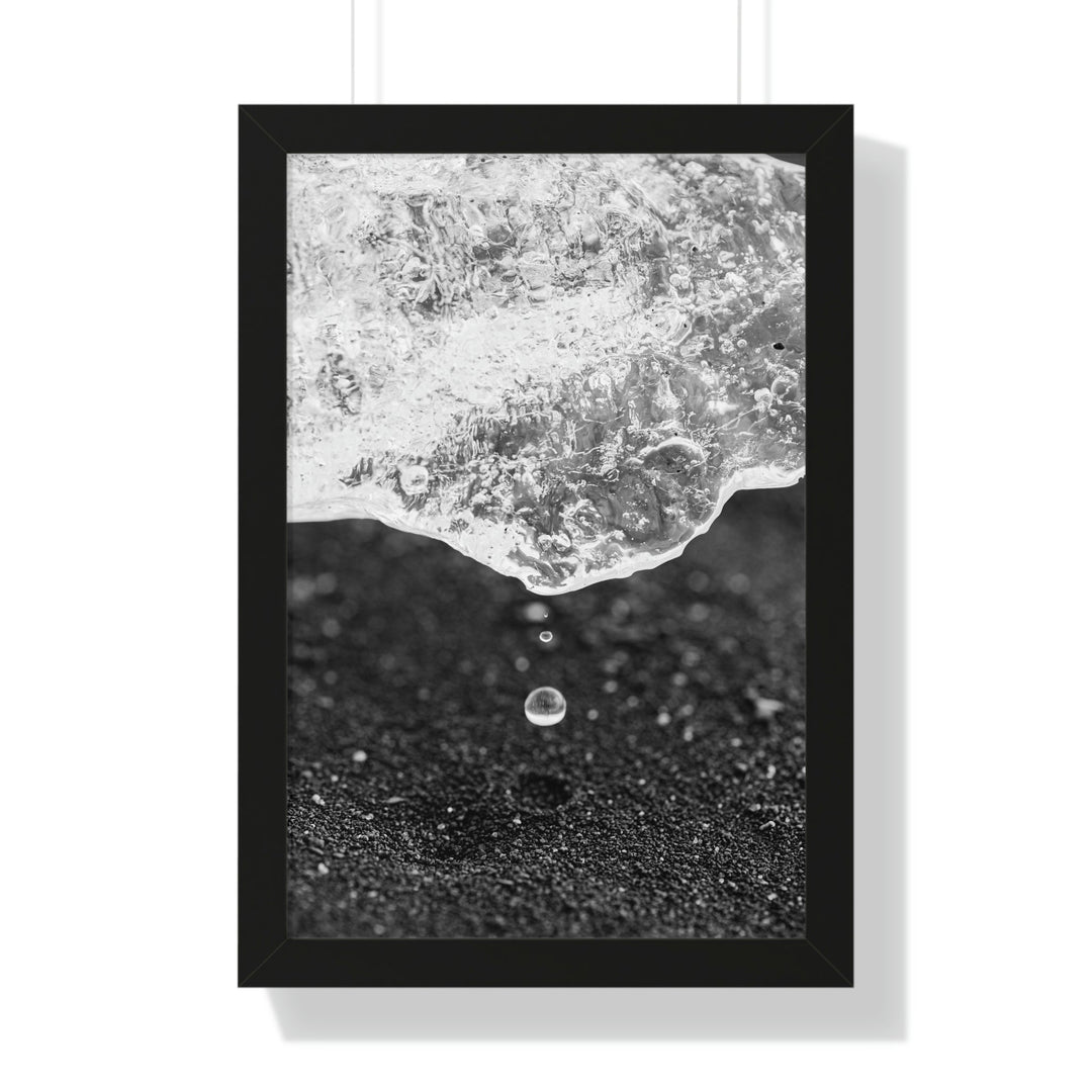 Suspended Droplet - Framed Print - Visiting This World