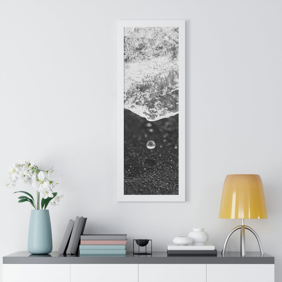 Suspended Droplet - Framed Print - Visiting This World