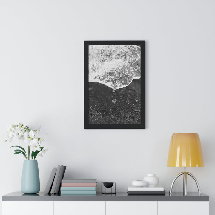 Suspended Droplet - Framed Print - Visiting This World