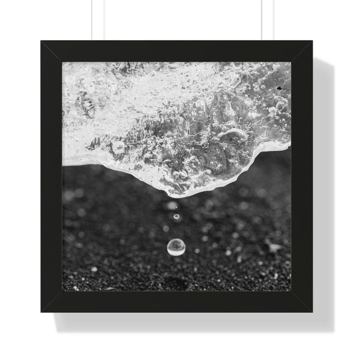 Suspended Droplet - Framed Print - Visiting This World