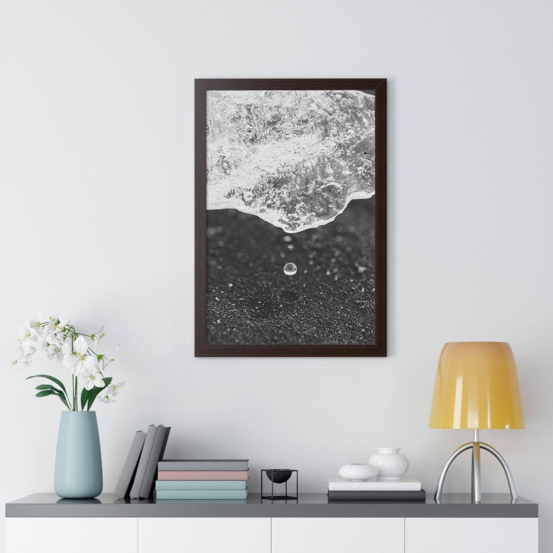 Suspended Droplet - Framed Print - Visiting This World