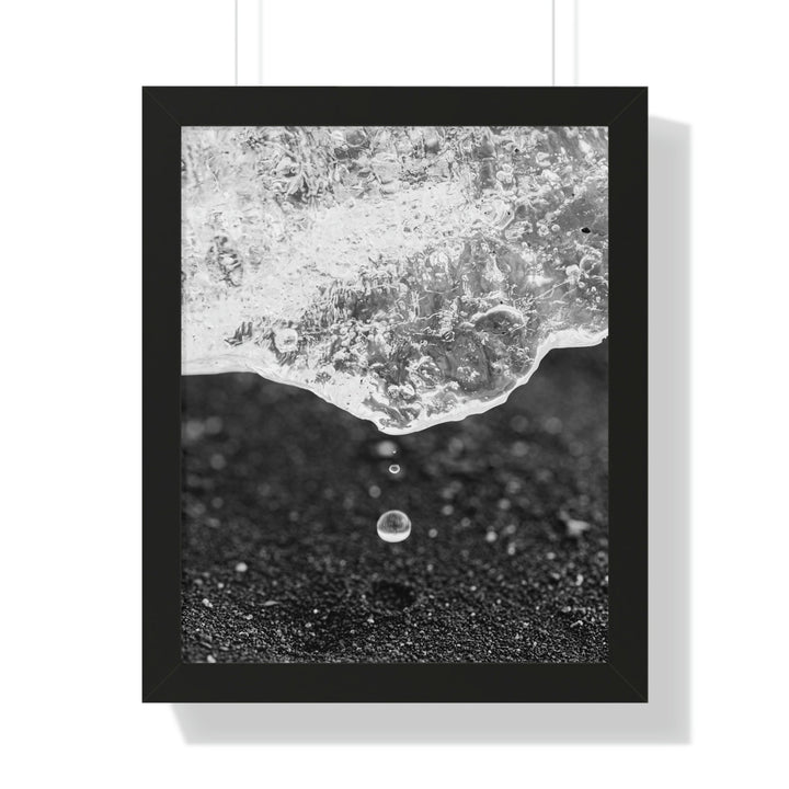 Suspended Droplet - Framed Print - Visiting This World