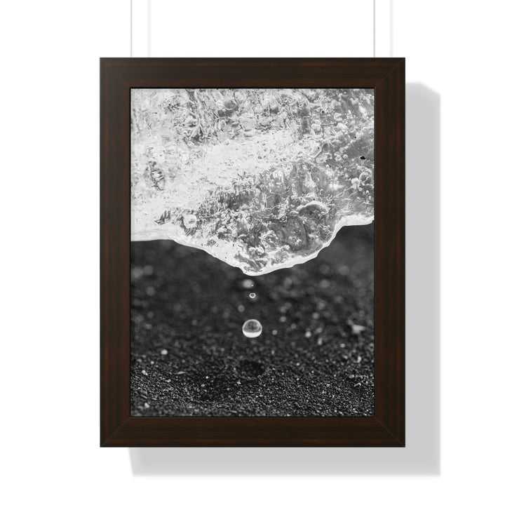 Suspended Droplet - Framed Print - Visiting This World