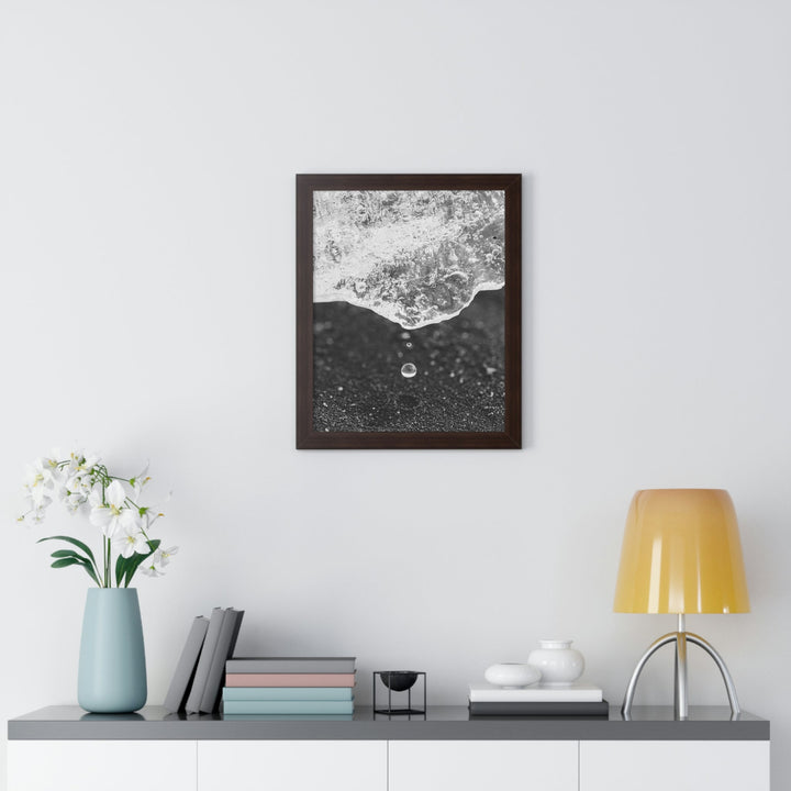 Suspended Droplet - Framed Print - Visiting This World