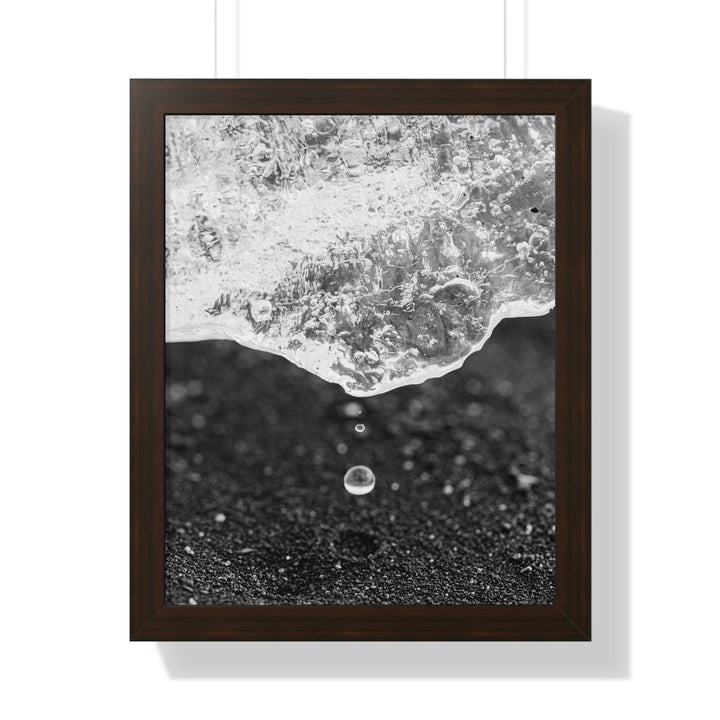 Suspended Droplet - Framed Print - Visiting This World