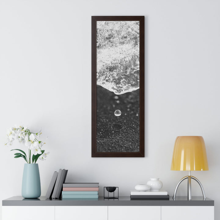 Suspended Droplet - Framed Print - Visiting This World