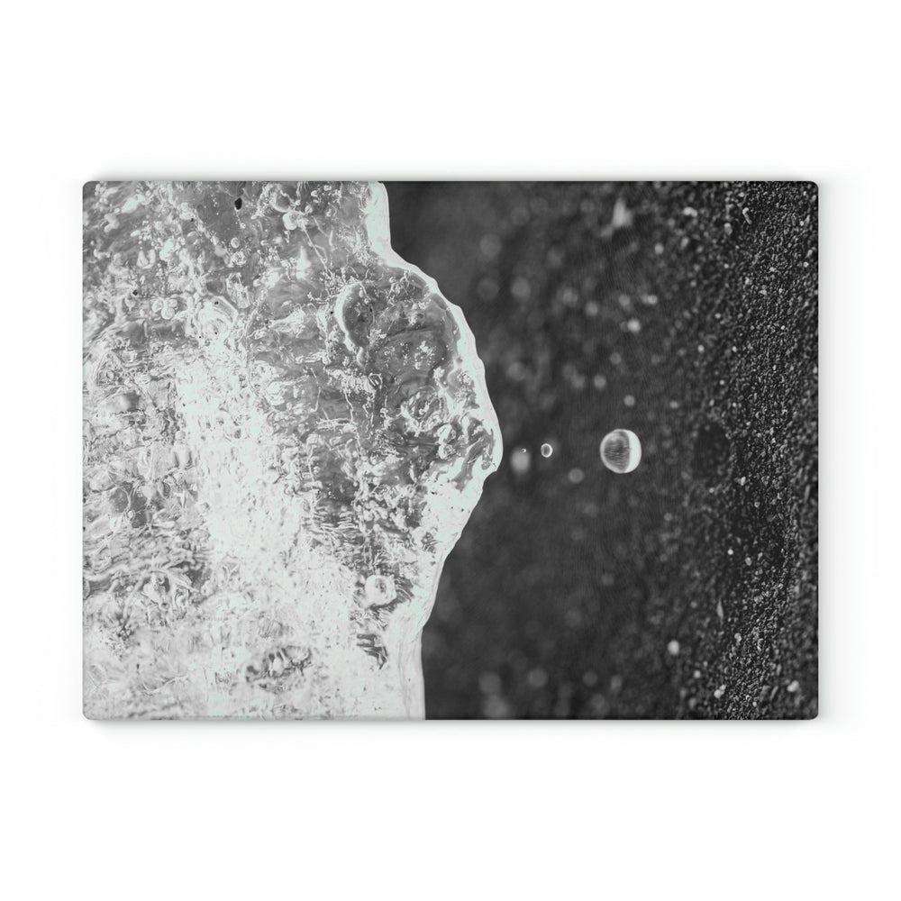 Suspended Droplet - Glass Cutting Board - Visiting This World