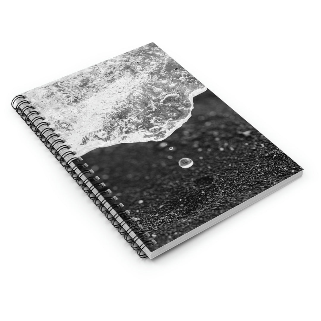 Suspended Droplet - Spiral Ruled Line Notebook - Visiting This World